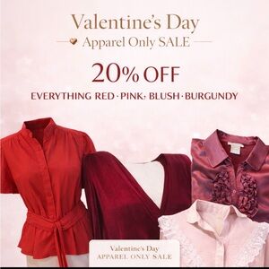 💘 VALENTINE’S DAY APPAREL ONLY SALE – LIMITED TIME 💘